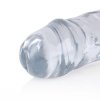 Realistyczny podwójny dildo dong dwustronny - 34 cm Clear